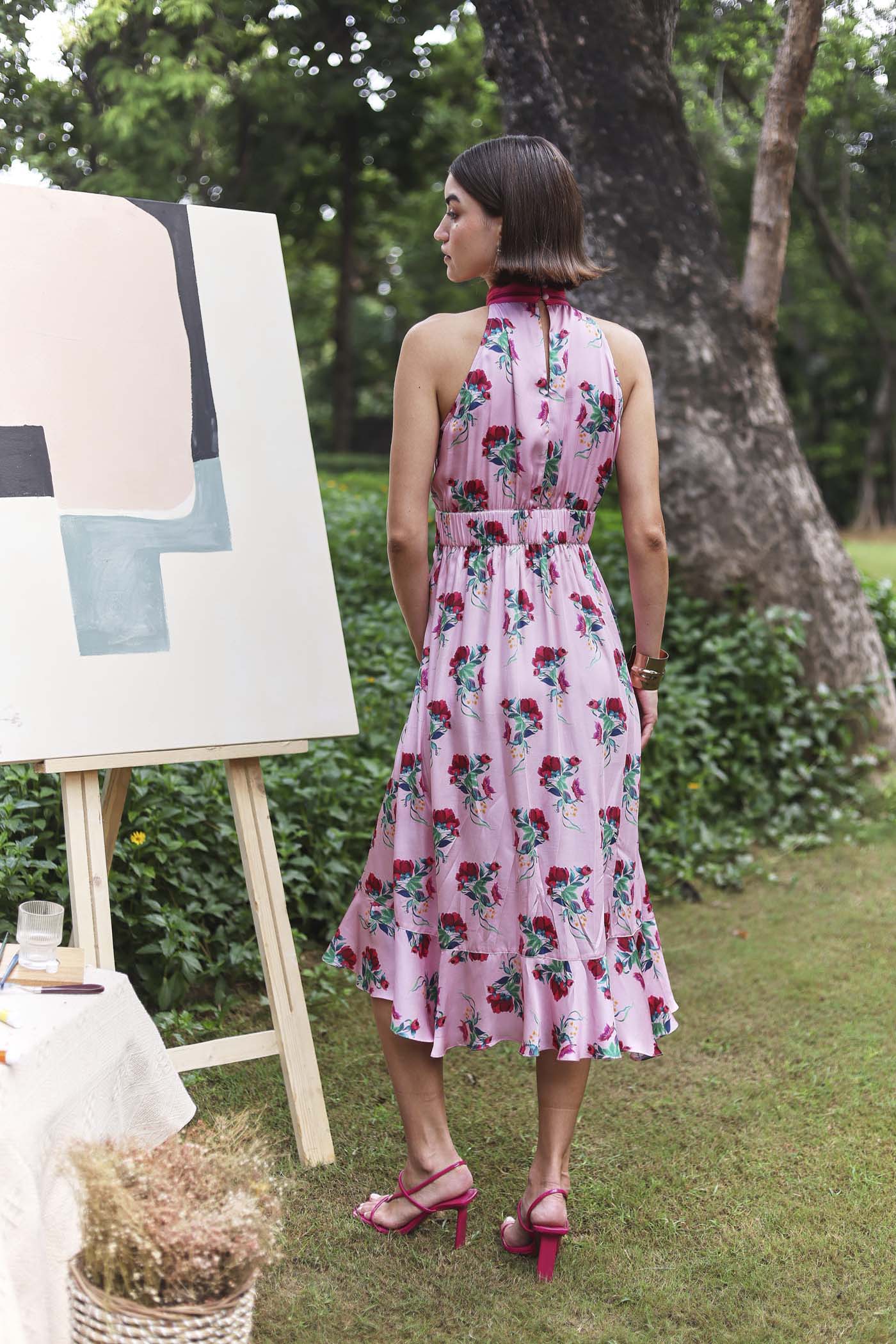 Zoe Multi Floral Maxi Dress